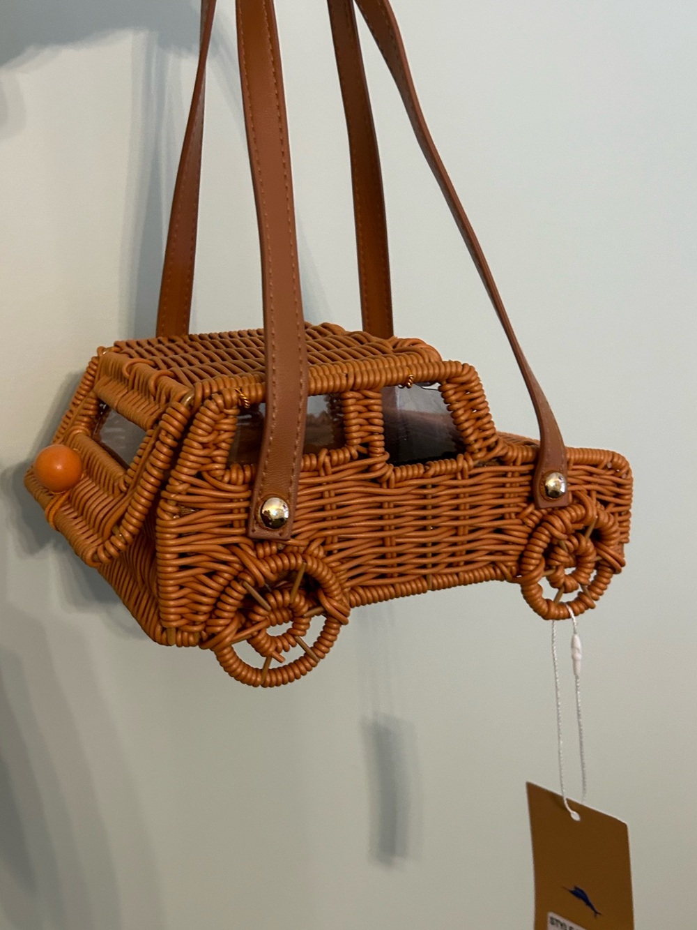 Tommy Bahama Jeep G Wagon Wicker purse BNWT